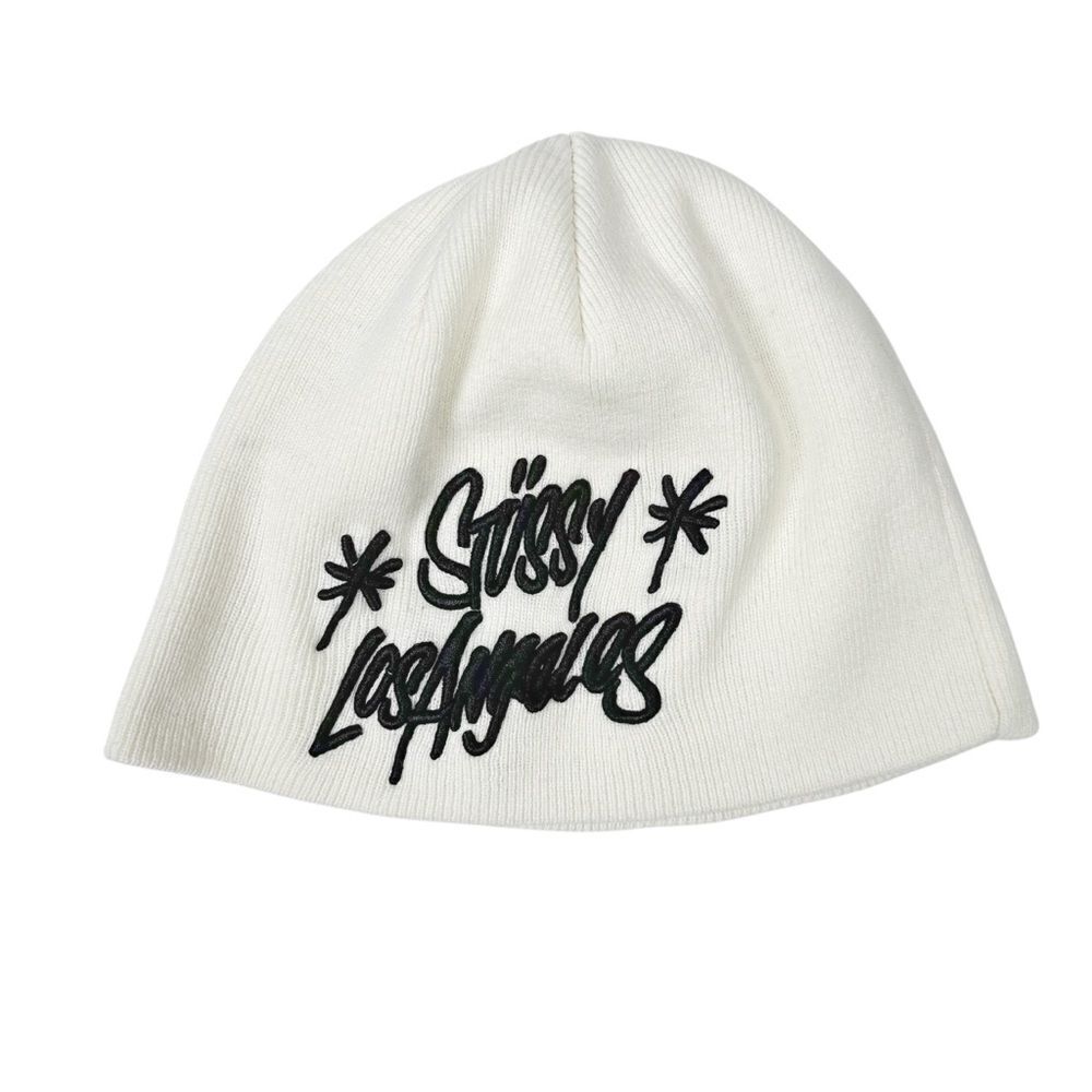 Vintage Stussy Beanie Skullcap Scarf Set Stussy Los Angeles - Picture 3 of 7